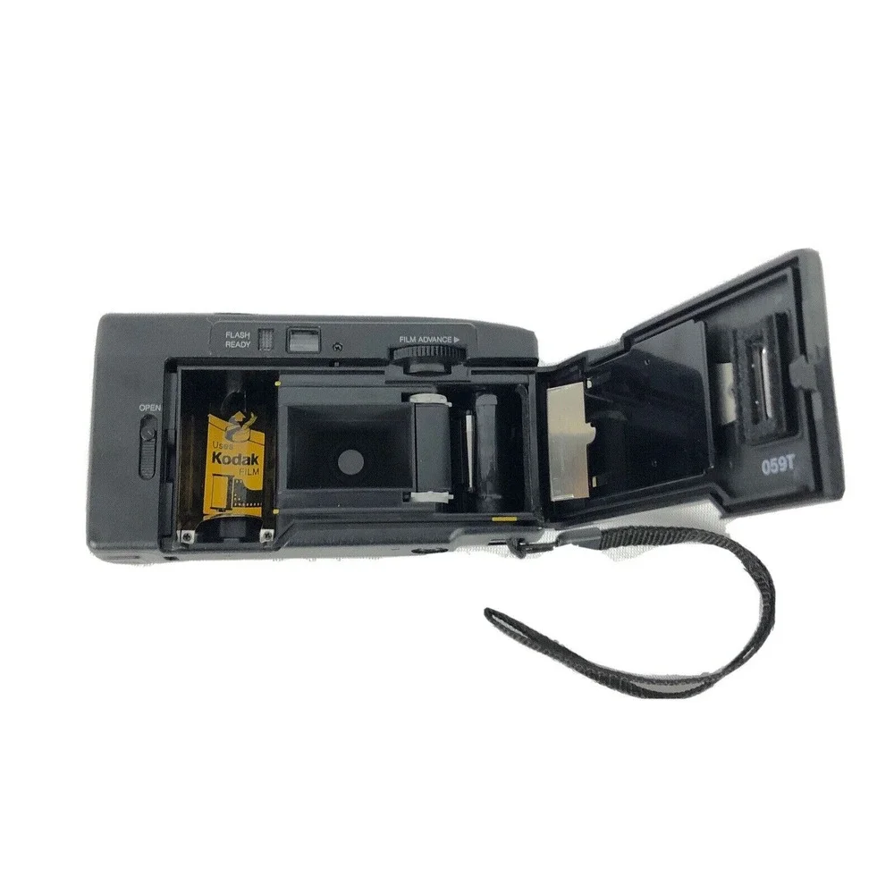 Vintage Kodak S100 EF S Series 35MM Camera Point & Shoot Electronic Flash Works